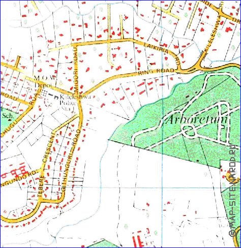 carte de Nairobi