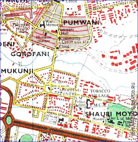 carte de Nairobi