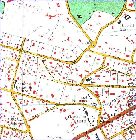 carte de Nairobi