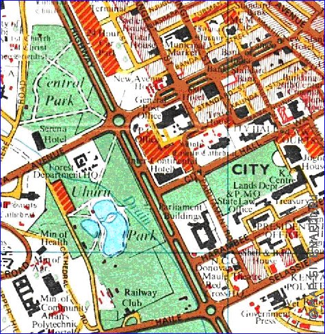 carte de Nairobi