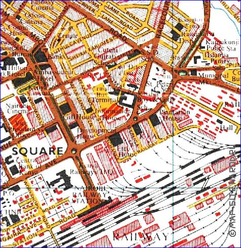 carte de Nairobi