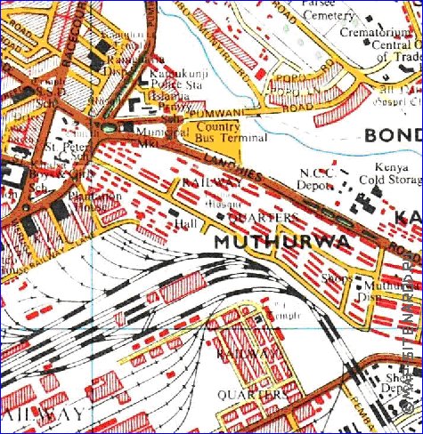 carte de Nairobi