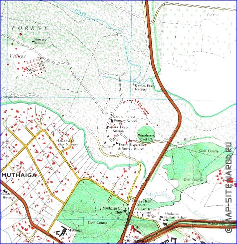 carte de Nairobi