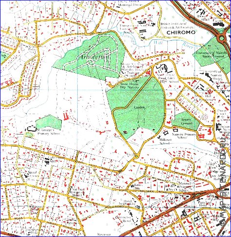 carte de Nairobi