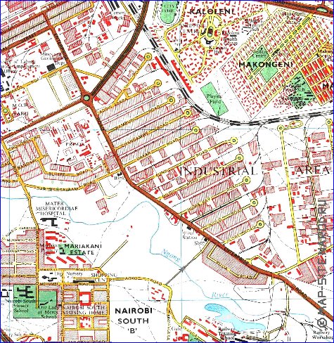 carte de Nairobi