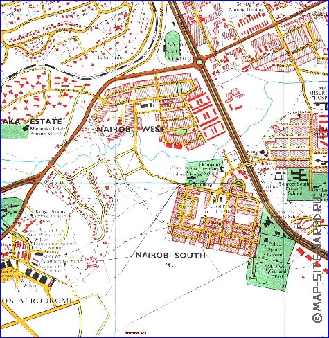 carte de Nairobi