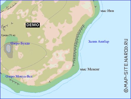 Fisica mapa de Nauru