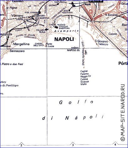 carte de Naples