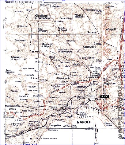 carte de Naples
