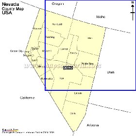 carte de Nevada