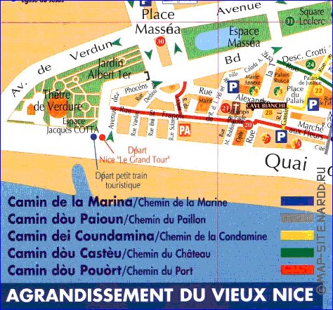 carte de Nice