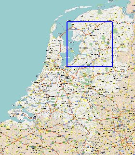carte de Pays-Bas