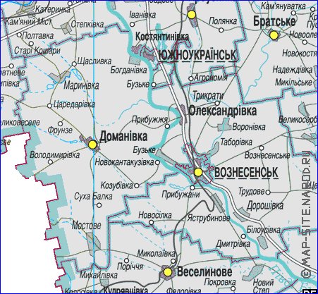 mapa de Mykolaiv