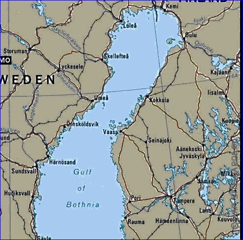 Administrativa mapa de Noruega