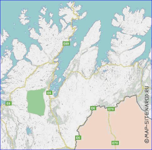 carte de Norvege