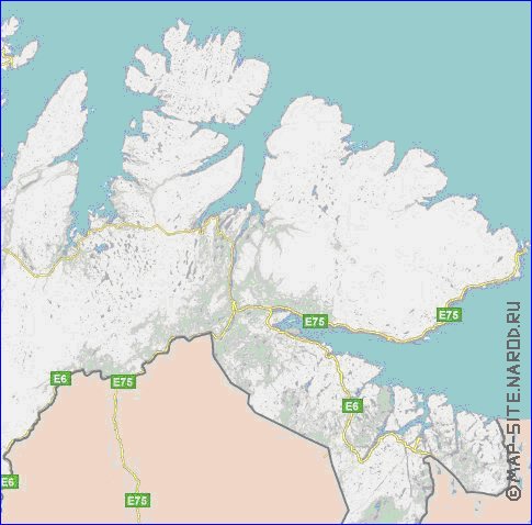 carte de Norvege