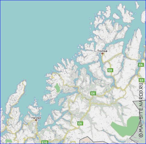 carte de Norvege