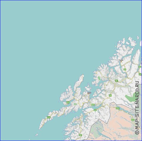 carte de Norvege