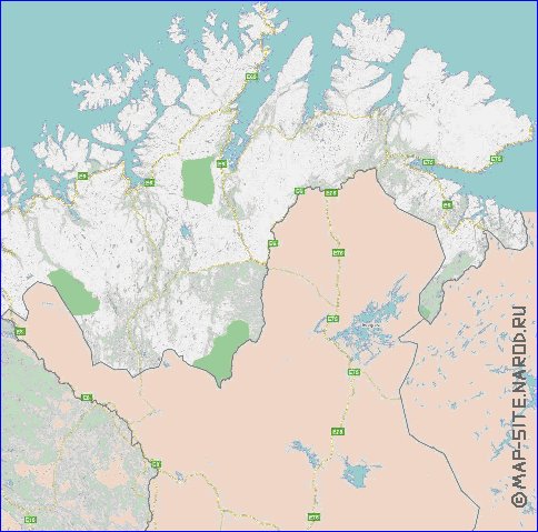 carte de Norvege