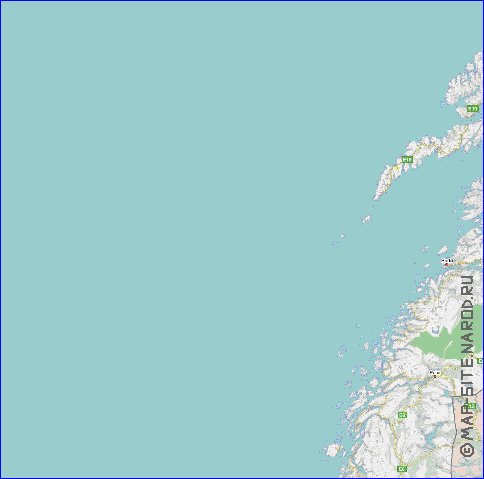 carte de Norvege