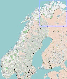 carte de Norvege