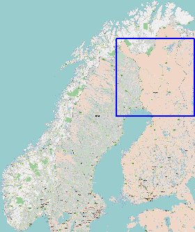 carte de Norvege