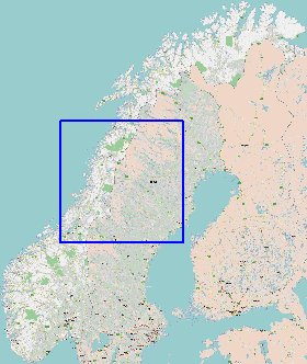 carte de Norvege