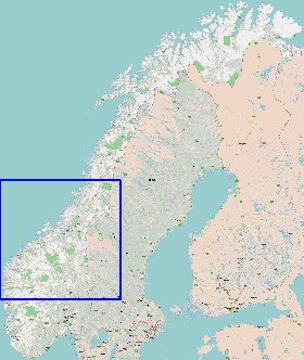 carte de Norvege