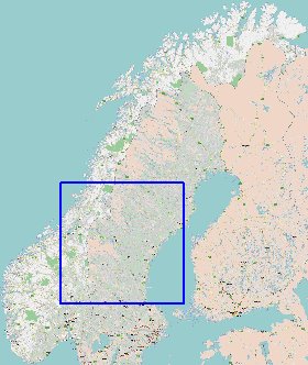 carte de Norvege