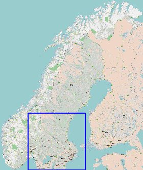 carte de Norvege