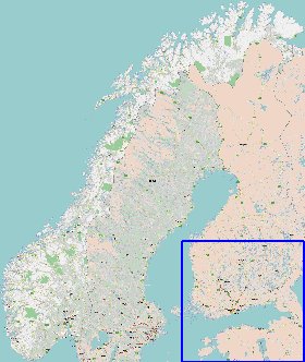 carte de Norvege