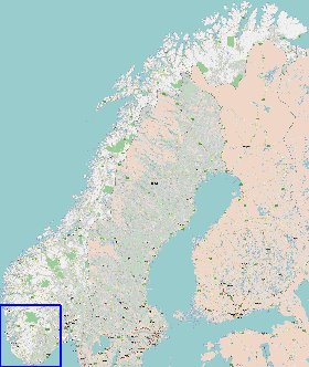 carte de Norvege