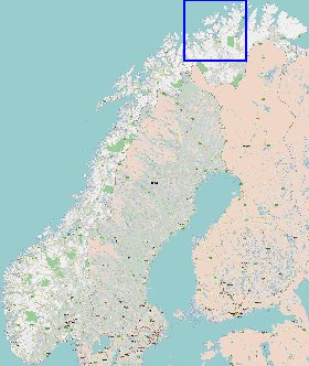 carte de Norvege