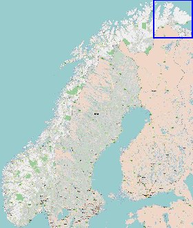 carte de Norvege