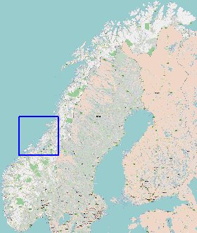 carte de Norvege