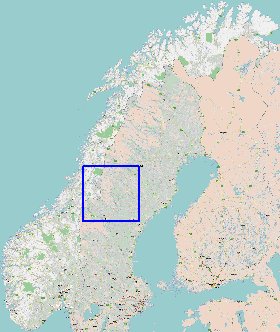 carte de Norvege