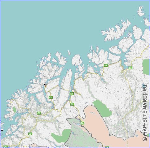 carte de Norvege