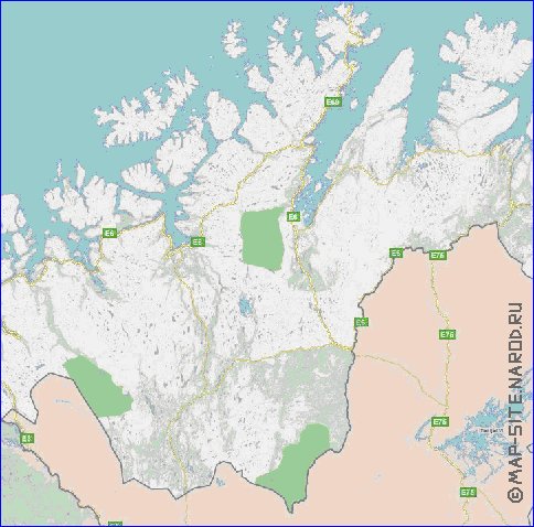 carte de Norvege