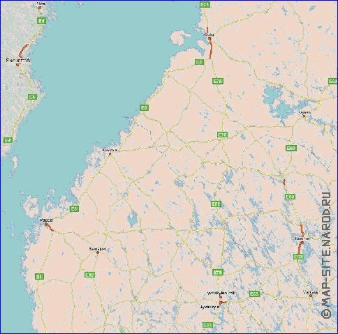 carte de Norvege