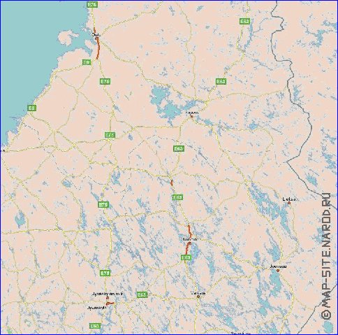 carte de Norvege