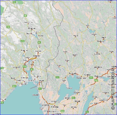 carte de Norvege