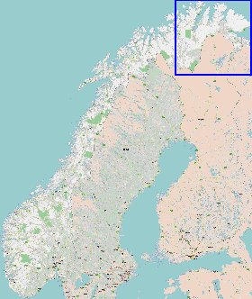 carte de Norvege