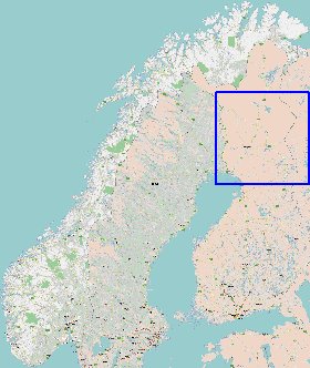 carte de Norvege