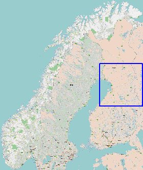 carte de Norvege