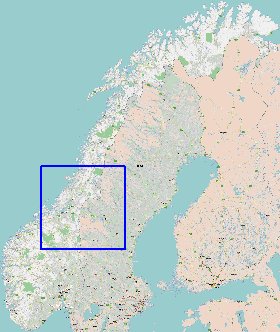 carte de Norvege