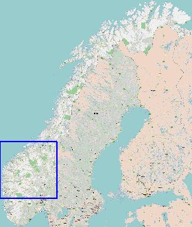 carte de Norvege