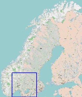 carte de Norvege