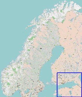 carte de Norvege