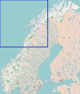 carte de Norvege