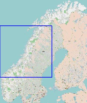 carte de Norvege